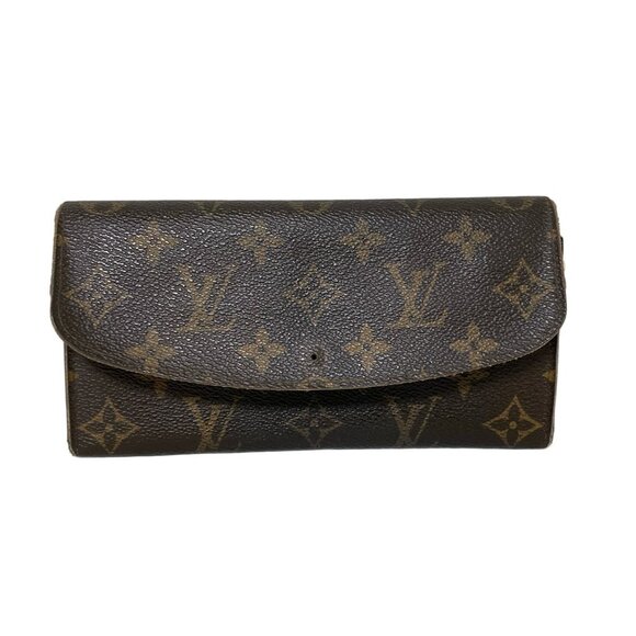 Auth LOUIS VUITTON Portefeuille Emilie M60136 Rouge Monogram - CA0120 - Picture 1 of 16